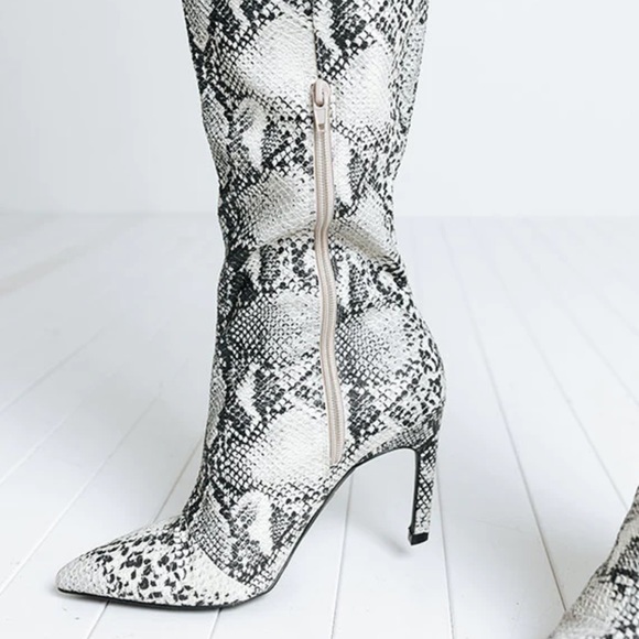Alexis Snake Print Boots - Picture 7 of 7